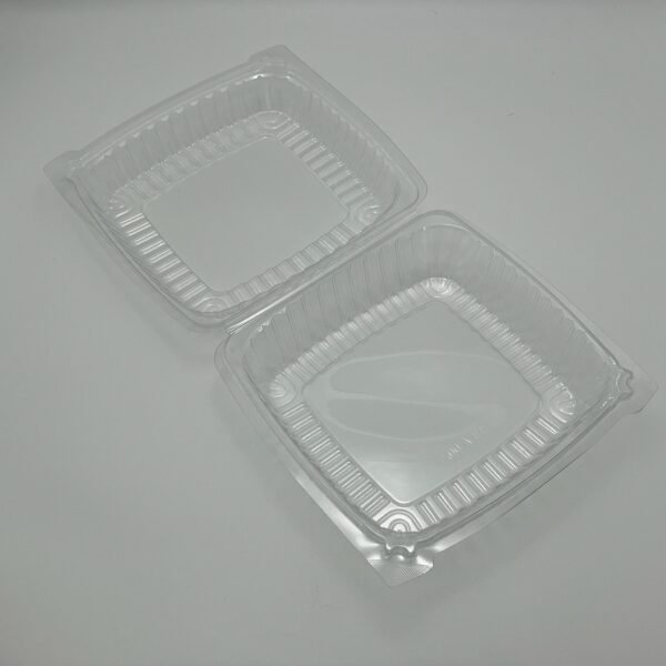 NEA-003/32OZ PET Clear Square Box - Image 2